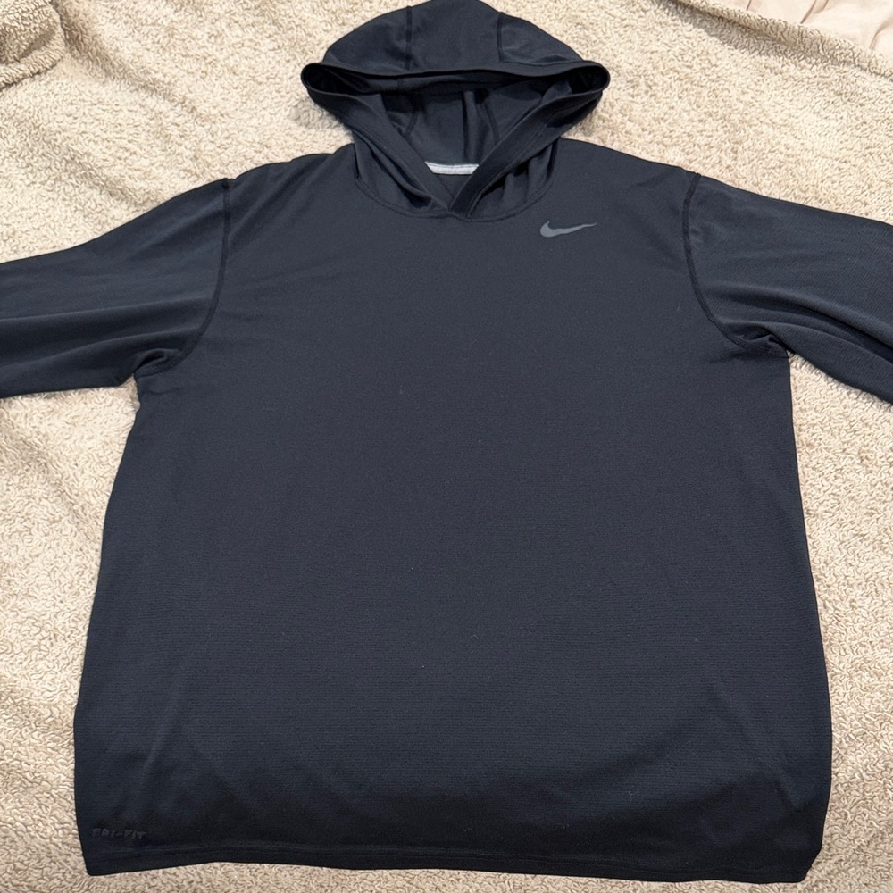Nike Men's Dri Fit Black Hoodie